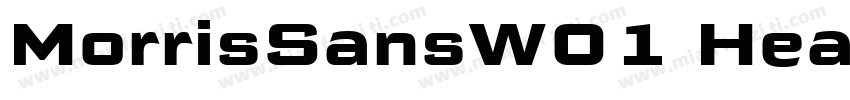MorrisSansW01 Heavy字体转换